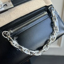Alternative view of HERMES Shoulder Bags Black-Silver A95010061820