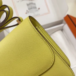 Alternative view of HERMES Shoulder Bags Epsom Leather Yellow-Gold H5010061958