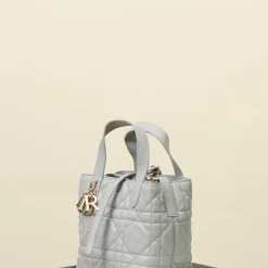 Alternative view of HERMES Shoulder Bags Gray-Gold 18.5X18.5X12CM H8010061631