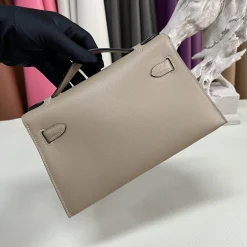 Alternative view of HERMES Top Handle Bags Beige-Gold G5010061113