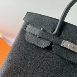 Alternative view of HERMES Top Handle Bags Black-Silver B65010063235