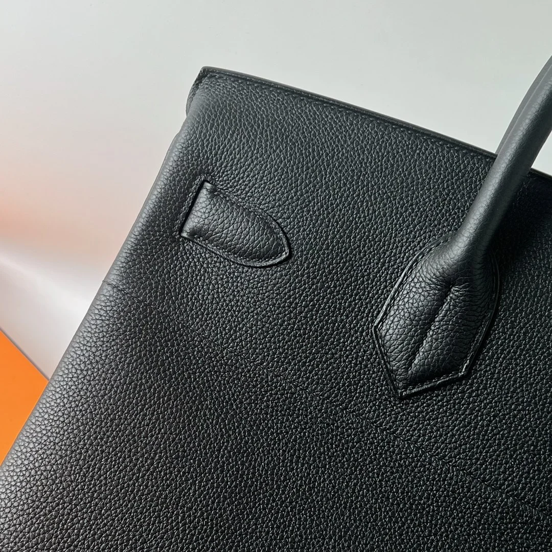 HERMES Top Handle Bags Black-Silver B65010063235 - Image 4