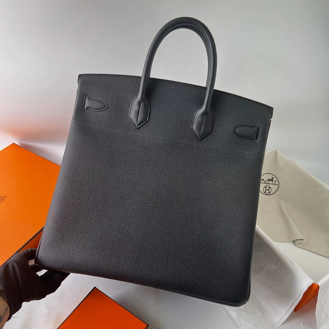 HERMES Top Handle Bags Black-Silver B65010063235 - Image 5