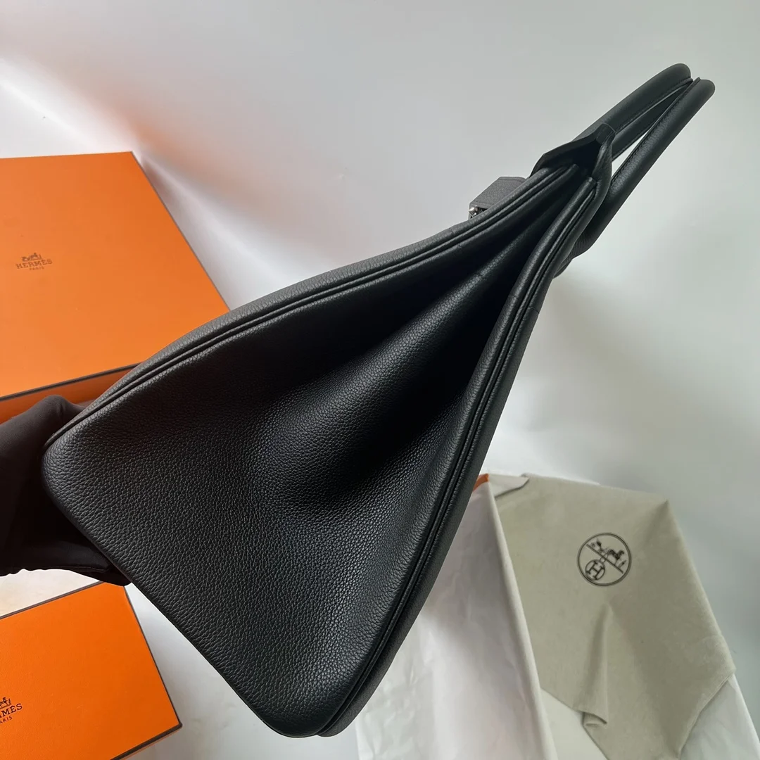 HERMES Top Handle Bags Black-Silver B65010063235 - Image 6