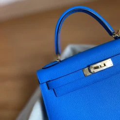 Alternative view of HERMES Top Handle Bags Blue-Gold A15010060856