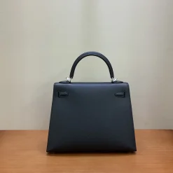 Alternative view of HERMES Top Handle Bags Epsom Leather Black-Silver 25 A05010060743