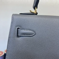 Alternative view of HERMES Top Handle Bags Epsom Leather Gray-Gold 25_28 A05010061048