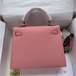 Alternative view of HERMES Top Handle Bags Epsom Leather Pink-Beige 25X28CM A10010060557