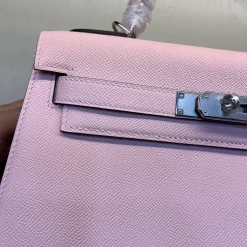 Alternative view of HERMES Top Handle Bags Epsom Leather Pink-Silver 25_28 A05010060646