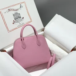 Alternative view of HERMES Top Handle Bags Pink A15010061688