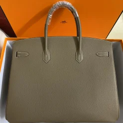 Alternative view of HERMES Top Handle Bags Togo Leather Taupe-Gold 40CM A85010063264