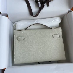 Alternative view of HERMES Top Handle Bags White-Silver F5010061506