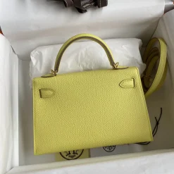 Alternative view of HERMES Top Handle Bags Yellow-Gold F5010062249
