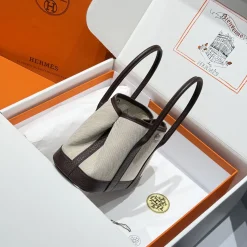 Alternative view of HERMES Totes Bags Beige-Brown G6010063052
