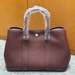 HERMES Totes Bags Burgundy I5010062964