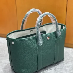 Alternative view of HERMES Totes Bags Leather Green 30CM I5010062981