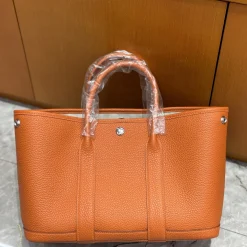 Alternative view of HERMES Totes Bags Leather Orange 30CM I5010062978