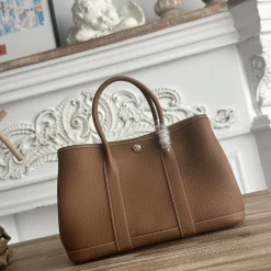 HERMES Totes Bags Negonda Leather Brown 30CM I5010062821