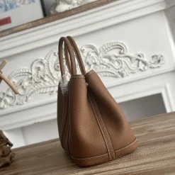 Alternative view of HERMES Totes Bags Negonda Leather Brown 30CM I5010062821