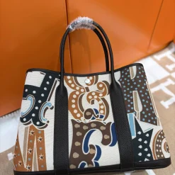 HERMES Totes Bags White-Brown-Black-Blue A00010062498