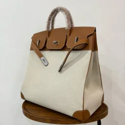 Alternative view of HERMES Travel Bags Swift Leather Brown-White 40CM B05010061791