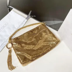 Alternative view of JIMMY CHOO Clutches Bags Gold 24X20X3.5CM H5010066586