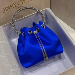 Alternative view of JIMMY CHOO Top Handle Bags Blue-Silver 16X15X9.5CM I0010066493