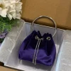 JIMMY CHOO Top Handle Bags Purple-Silver 16X15X9.5CM G8010066485