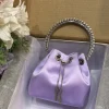 JIMMY CHOO Top Handle Bags Purple-Silver 16X15X9.5CM I0010066489
