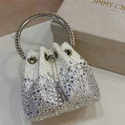 Alternative view of JIMMY CHOO Top Handle Bags White-Silver 16X15X9.5CM A20010066506