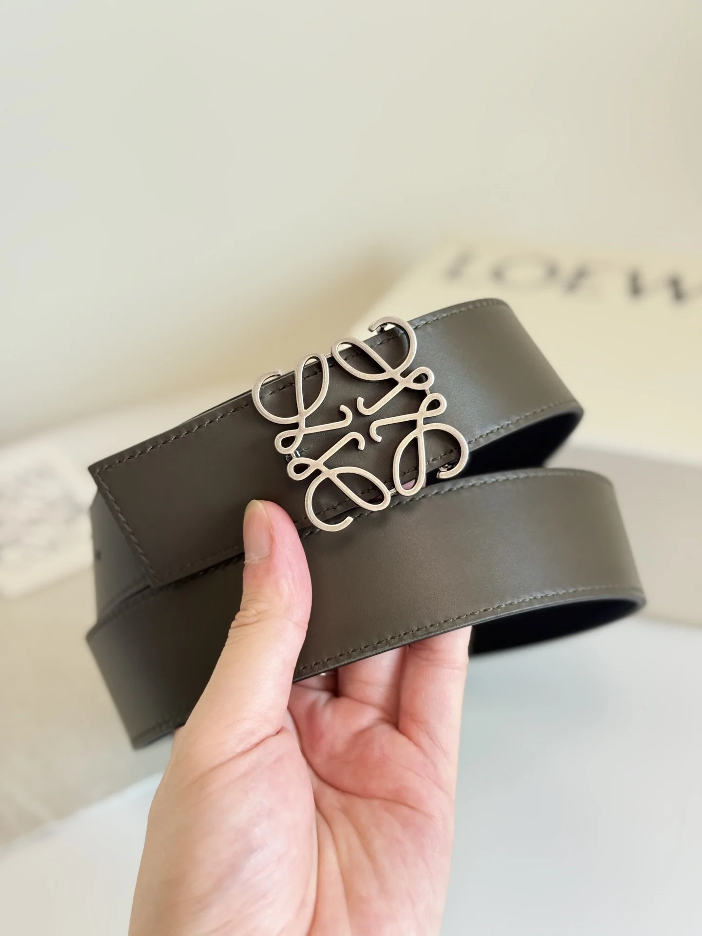 LOEWE Belts Black-Silver A6010050160 - Image 7