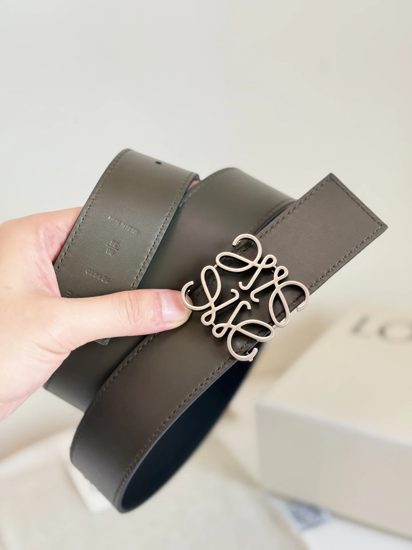 LOEWE Belts Black-Silver A6010050160 - Image 8