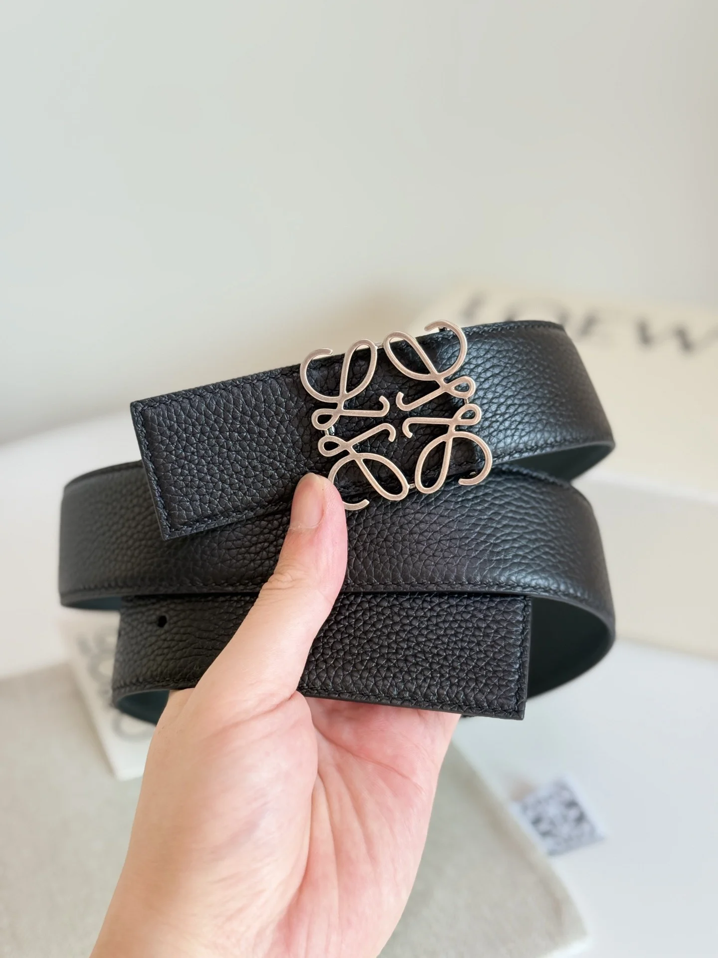 LOEWE Belts Green-Silver A6010050150 - Image 7