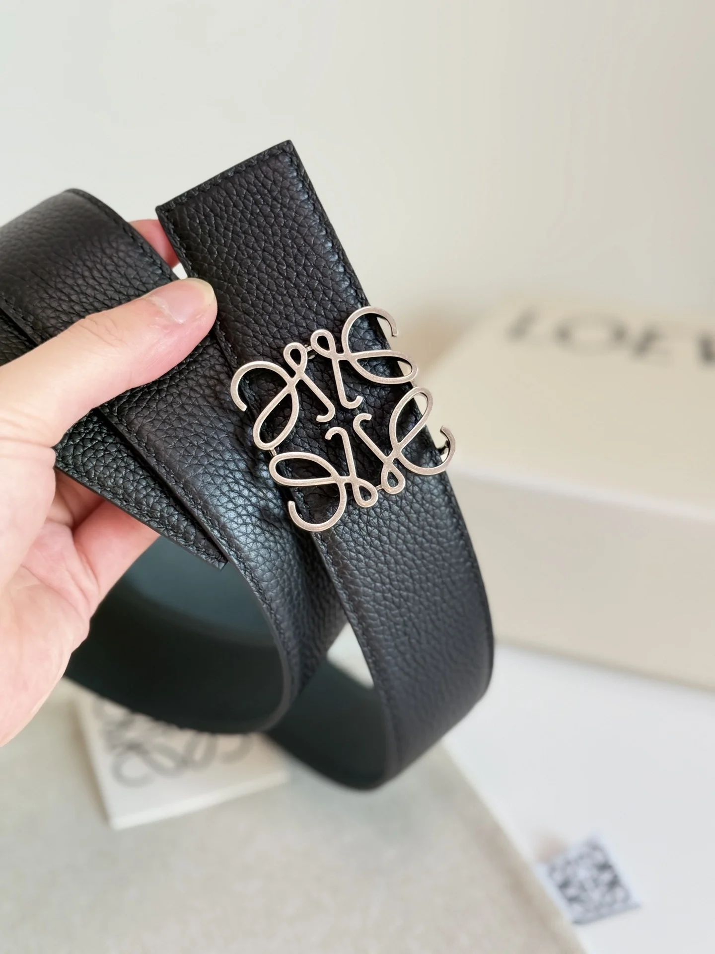 LOEWE Belts Green-Silver A6010050150 - Image 8