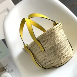 Alternative view of LOEWE Bucket Bags Natural-Yellow 33X17X13CM E0010063827