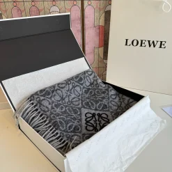 Alternative view of LOEWE Scarves Black-Gray A0510071233