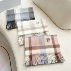 Alternative view of LOEWE Scarves Cashmere Cream-Tan One Size A2010071038