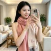 LOEWE Scarves Pink-Beige One Size A2010070797