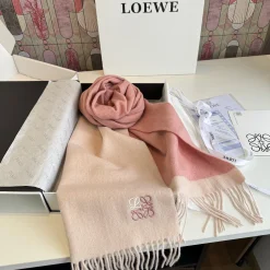 Alternative view of LOEWE Scarves Pink-Beige One Size A2010070797