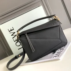 LOEWE Shoulder Bags Black-Gold 24X16.5X10.5CM F8010062287