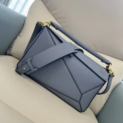 LOEWE Shoulder Bags Blue-Gold 29X19.5X14CM G8010062457