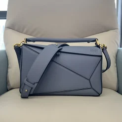 Alternative view of LOEWE Shoulder Bags Blue-Gold 29X19.5X14CM G8010062457
