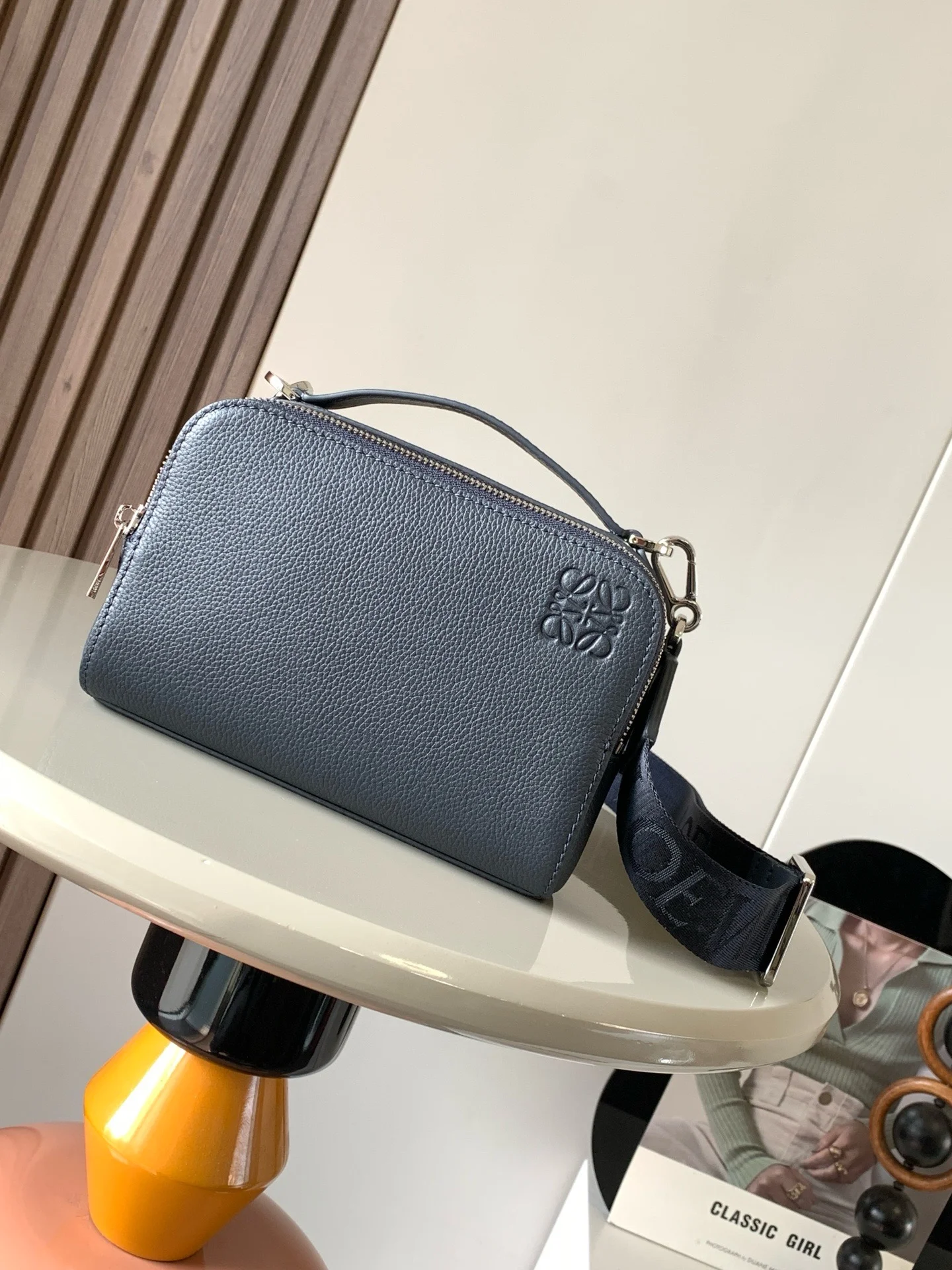 LOEWE Shoulder Bags Blue-Navy 18X13X8.5CM F4010060428