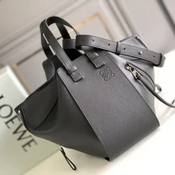 LOEWE Shoulder Bags Calf Leather Gray-Silver 29X14X26CM G8010063123