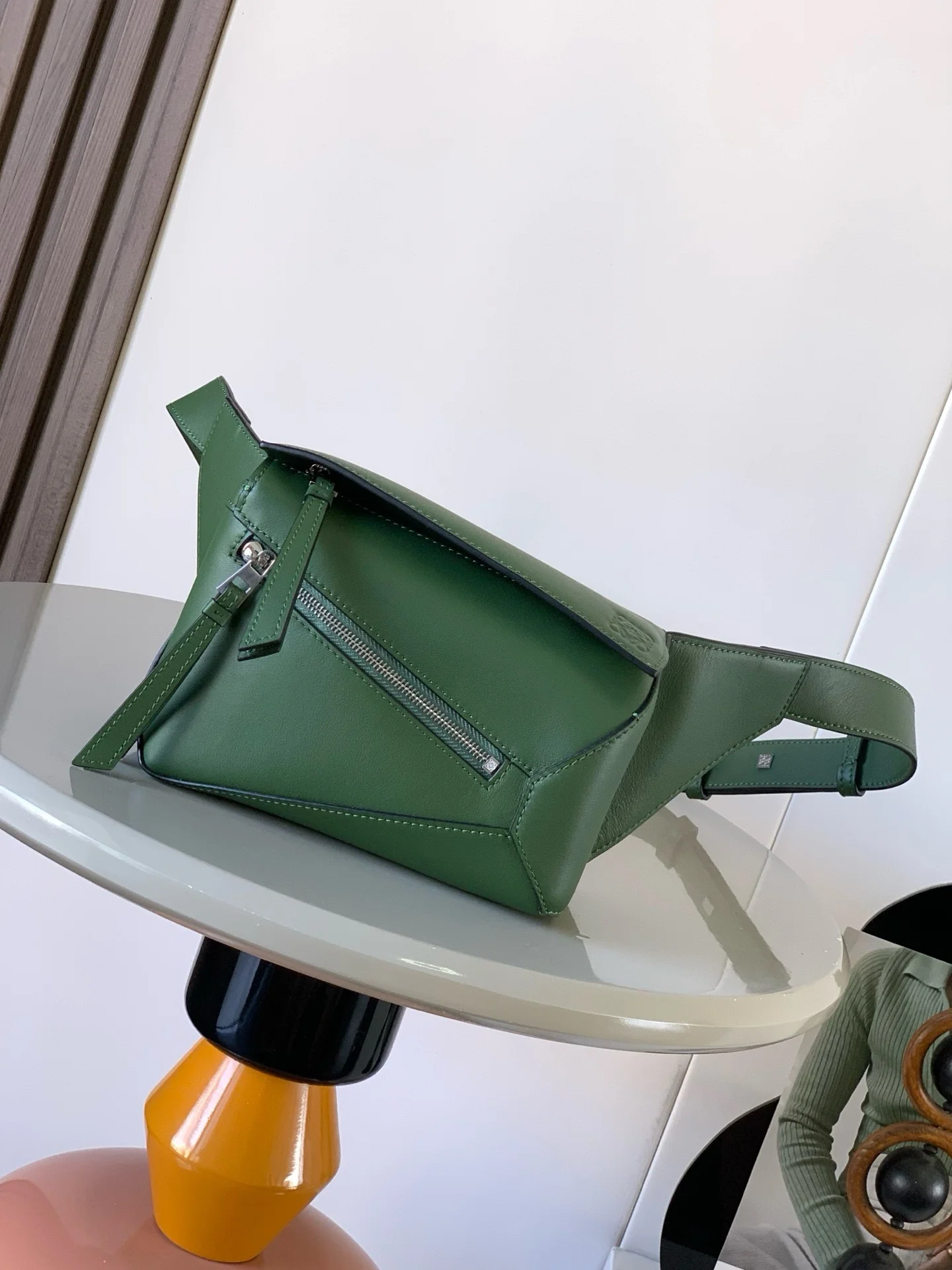 LOEWE Shoulder Bags Green 18CMX12CMX7.5CM F1010060542