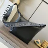 LOEWE Shoulder Bags Leather Jacquard Black-Gray 29X10.5X22CM F8010063542