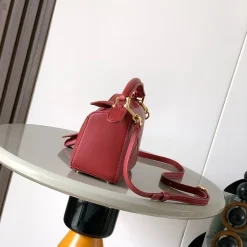 Alternative view of LOEWE Shoulder Bags Nappa Leather Red-Gold 18X12.5X7.5CM F7010060578