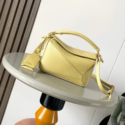 LOEWE Shoulder Bags Nappa Leather Yellow-Gold 18X12.5X7.5CM F7010060582
