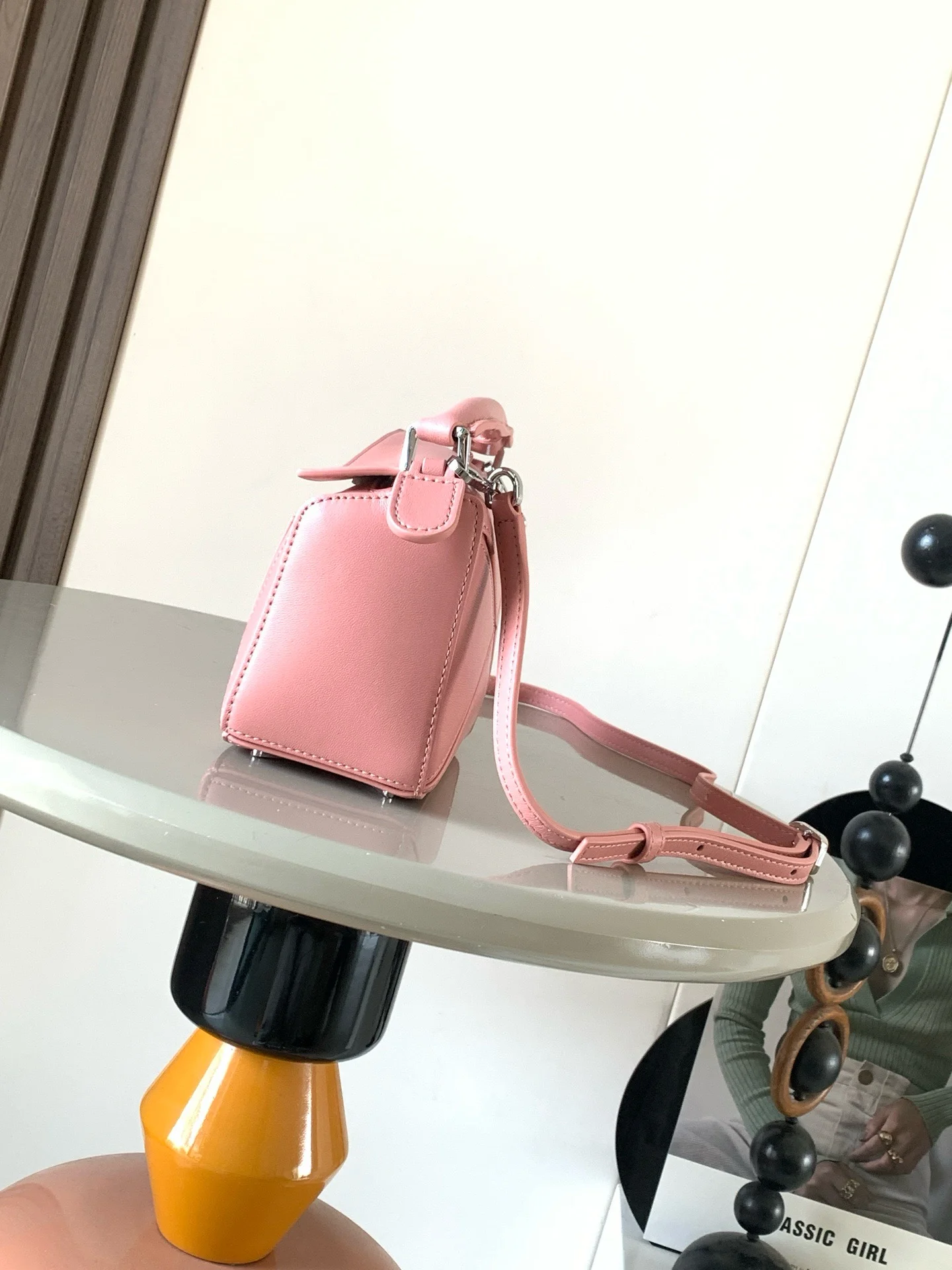LOEWE Shoulder Bags Pink 18X12.5X7.5CM F7010060571 - Image 2
