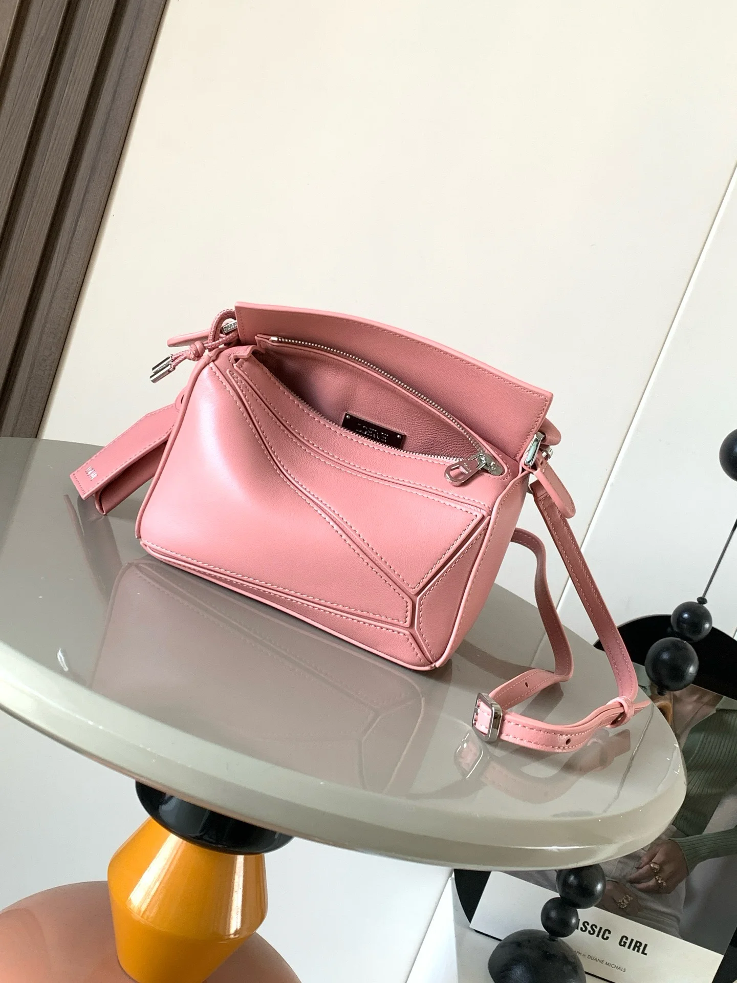 LOEWE Shoulder Bags Pink 18X12.5X7.5CM F7010060571 - Image 8